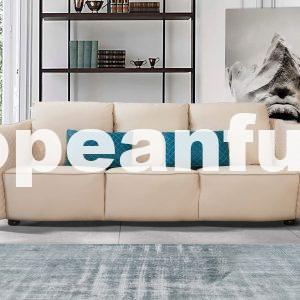 Makassar Sofa White Leather