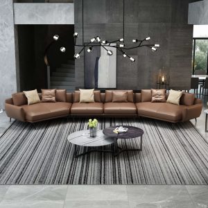 Premium Italian Leather Sectional